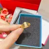 Anillos de Latón Chapado en Oro para Mujer, Varios Anillos de Flor de Peonía Fénix, Pulseras de Monedas Europeas Estilo Xiaohongshu, Venta al por Mayor de Anillos para Mujer