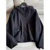 2026 Nueva Chaqueta con Capucha Funcional Holgada Cortavientos Abrigo Ropa Exterior Chaqueta Top Ropa Exterior Venta al por Mayor H15GW8220