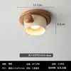 Hoja de Plátano Caracola Francesa Creativa Pasillo Cerámico Concha Entrada Balcón Dormitorio Lámpara de Techo de Atmósfera Hierro