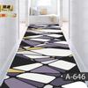Alfombra sencilla recortable para puerta de entrada, pasillo, escaleras, 3D, larga, para el hogar y el hotel.