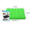 Almohada inflable de PVC con flocado, cómoda para viajes, camping, trenes, aviones, cintura y espalda, de cuero.