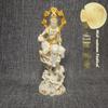 Ivory fruit flame Guanyin hollow carving sala de estar escritório decoração caixa de presente fabricantes atacado