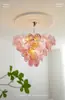 Lámpara de vidrio hecha a mano estilo francés, candelabro de diseñador vintage del sur de Asia para sala de estar, comedor de lujo ligero, candelabro italiano hecho a mano estilo retro