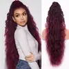 Coleta de Peluca Transfronteriza para Mujer Peinado de Maíz Europeo y Americano Coleta Voluminosa Grande con Pinza Peluca de Coleta Extensión de Cabello Coleta