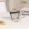 Bolsa de Maquillaje Nueva Estilo Forma de Corazón, Bolsa de Almacenamiento de Malla de Gran Capacidad, Neceser Compacto Portátil de Viaje para Mujeres, Estilo Ins