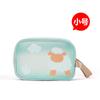 Bolsa de playa portátil para natación al aire libre, gran capacidad, de PU transparente, para artículos de tocador, cosméticos, multifuncional, bolsa de mano separada para artículos secos y húmedos.