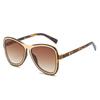 Gafas de Sol Nuevas de Marco Grande Transfronterizas, Gafas Aviador Retro Europeas y Americanas, Gafas Aviador Coloridas Personalizadas al por Mayor