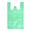 Sacolas plásticas baratas para compras de supermercado exportadas para África, Sudeste Asiático, América do Sul e Europa, disponíveis em azul, verde, vermelho e amarelo