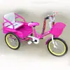 Triciclo Nuevo para Niños con Cubeta Plegable Cubeta de Hierro Bicicleta Doble Bicicleta Llanta Inflable Bicicleta para Bebé Montar