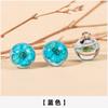 Botones de Resina Imitación Jade Flor Seca Estilo Nacional Cheongsam Chino Botones Redondos Transparentes Botones Retro Accesorios Decorativos Dinastía Han