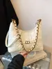 Bolso de Cadena Bordado Acolchado Estilo Tweed Bolso de Axila para Mujer 2025 Nuevo Otoño e Invierno Ropa de Trabajo Bolso Versátil de Hombro Cruzado