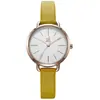 Shengke SK Nuevo Simple Moda Casual Cuarzo Correa de Fibra de Agua Reloj Redondo Estudiante