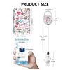 Insignia con Hebilla Fácil de Tirar Personalizada Impresión UV Portatarjetas de Autobús Marca de Fábrica Portatarjetas de Comida Portatarjetas Retráctil para Colgar del Cuello con Cordón