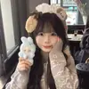 Diadema con Orejas de Oso Estilo Lolita Japonés Elemento de Accesorio para el Cabello Color Café Linda Chica Encaje Lolita Kc