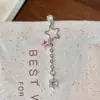 Pendientes Largos de Cadena de Acero de Titanio 316L con Circonita, Pendientes Dulces y Geniales de Estrella de Cinco Puntas Hueca, Tornillos para Hélice de Hueso de Oreja
