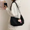 Bolso de Hombro Japonés de Alto Valor Estético, Gran Capacidad, para Mujer, Bolso Casual Tipo Dumpling para Estudiantes Universitarios, Adecuado para Clase y Viajes, Bolso Cruzado