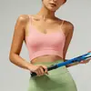 Nuevo estilo de sujetador deportivo para mujer con hermoso diseño en la espalda, chaleco deportivo a prueba de impactos de alta intensidad, top de yoga ajustado, sujetador de fitness