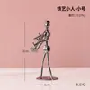 Banda Pequeño Hombre de Hierro Artesanías de Metal Arte en Hierro Figura Modelo Hogar Sala de Estar Entrada Gabinete de Vino Decoración del Hogar Adorno