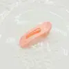 Clipe de Ervilha de Plástico de 4cm, Grampo de Cabelo Lateral Doce e Delicado com Duas Pontas para Franja e Cabelo Quebrado, Piranha, Grampo Bico de Pato
