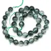 Filtro Verde Óptimo Cuentas Sueltas Bolas Redondas Productos Semi-Terminados Hilo para Pulseras y Collares Originales Accesorios para Joyería DIY Hecho a Mano