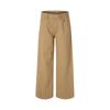 Pantalones Casuales de Pierna Ancha Rectos Holgados con Parches Curvos Simples de Tres Colores Estilo Americano Unisex Caídos Jiamu para Hombres y Mujeres