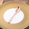 Juego de Cubiertos de Acero Inoxidable Colorido con Recubrimiento de Titanio Kaya Cuchillo para Bistec, Tenedor, Cuchara, Cucharilla de Té Juego de Cubiertos de 4 Piezas con Juego de Grabado