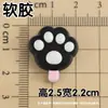 Lindo Cachorro de Anime Schnauzer Pintado a Mano Parche de Dibujos Animados para Taza de Agua DIY Parche Protector para iPad PVC Parche de Chancla de Perro Caliente