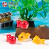 Musgo Micro Paisaje Decoraciones Suculentas Peces Dorados Coloridos Acuario de Peces Marinos Paisajismo Artesanías de Resina Adornos Pequeños de Escritorio