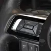 Adequado para 15-20 Ford Mustang Mustang moldura de botão do volante preto piano preto brilhante decoração de modificação de carro