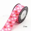 Fita de embalagem de presente com bolinhas de 25mm para grampo de cabelo, caixa de bolo DIY, cinto decorativo, fita de tecido 10 jardas/Rolo