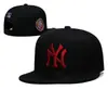 Boné de beisebol hip-hop, chapéu da MLB, boné unissex bordado de aba reta, chapéu de proteção solar para atividades ao ar livre, aba grande, aba larga