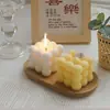 Vela Aromática Cubo de Rubik Modelado Adornos para el Hogar con Aromaterapia Estilo Ins Vela de Cumpleaños con Aromaterapia Foto Creativa Ceremonia de Acompañamiento