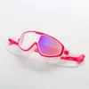 Nuevas gafas de natación para niños, armazón grande y genial, tapones para los oídos unidos, galvanizado colorido, antivaho, antiagua, anti-ultravioleta, fabricantes de gafas de natación