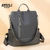 Mochila Antirrobo para Mujer 2025 Nuevo Estilo Casual Mochila de Cuero Suave para Mujer Gran Capacidad Multifuncional Mochila de Viaje Escolar