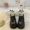 Sapatos Mary Jane de Salto Grosso para Mulheres 2026 Outono Estilo Britânico Sapatos Pequenos de Couro com Solado Grosso Mocassins que Aumentam a Altura Sapatos JK Japoneses