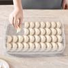 Caja para Empanadillas Xitianlong, Caja Sellada de Grado Alimenticio Específica para Congelador para Conservar la Frescura, Caja de Almacenamiento para Refrigerador para Wontons y Empanadillas