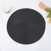 Alfombrilla aislante tejida con hilo de oro y plata estilo europeo, posavasos redondo, alfombrilla de estilo de lujo ligero, base para tocado estilo retro británico