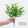 Accesorios de Pared de Plantas de Plástico, Flores de Hierba Persa, Flores Artificiales, Hierba Decorativa de Primavera, Atrezzo de Fotografía de Eucalipto
