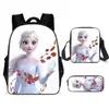 Transfronterizo Nuevo Producto Princesa Princesa Princesa Princesa Super Mario Mochila Escolar Mochila Estudiante Bolsa de Hombro de Dibujos Animados