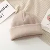 Gorro Grueso a Prueba de Frío Unisex Invierno Protección para Orejas Gorro Frío de Gama Alta Estilo Coreano de Moda Versátil Bonito Gorro de Lana Tejido