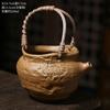 Salsa Esmalte Barro Viejo Roca Tetera Cerámica Copa Justa Olla Chinoiserie Retro Simple Hogar Juego de Té Kung Fu Juego de Té