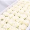 Flores Artificiales Cabezas de Flores de Jabón Día de las Madres Clavel Simulado Flor de Jabón con Materiales de Envoltura Floral Ramo de Flores Simuladas