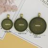 Venda Direta da Fábrica Colar Pingente Personalizado de Liga Vintage Base 30mm Acessórios Atacado Acessórios de Joalheria DIY