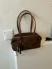Bolsa de outono e inverno, acabamento fosco retrô, bolsa de ombro feminina, grande capacidade, bolsa para o dia a dia, bolsa de axila estilosa e sofisticada