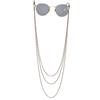 Amazon Transfronterizo Ins Cadena de Metal para Colgar Gafas de Múltiples Capas Gafas Máscara Amazon Europeas y Americanas