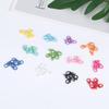 Cierre de langosta de aleación de zinc con pintura de color, accesorios de joyería DIY, cadena para perro, llavero, material de pintura de color caramelo, colgante