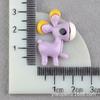 Accesorios de animales de resina de burro tocado infantil accesorios para el cabello pin BB pin de pico de pato material zapatos con agujero parche venta al por mayor