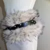 Novo Cinto de Pelo de Coelho D. I .A OOTD Cinto Mao Mao Europa e América Transfronteiriço Quente Sexy Garota Picante Cobertura de Cintura Cinto Largo