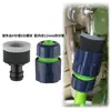 Conector de Tubo de Água de Quatro Pontos Hongchen T Reto Através Acessórios para Pistola de Água de Lavagem de Carro Conector de Tubo de Água Conexão Rápida Quatro Vias 6 Pontos