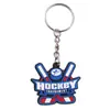 Llavero Invierno Hockey sobre Hielo Serie Deportes de Hielo Colgante Decoración para Mochila Patinaje Accesorios de Invierno Llavero